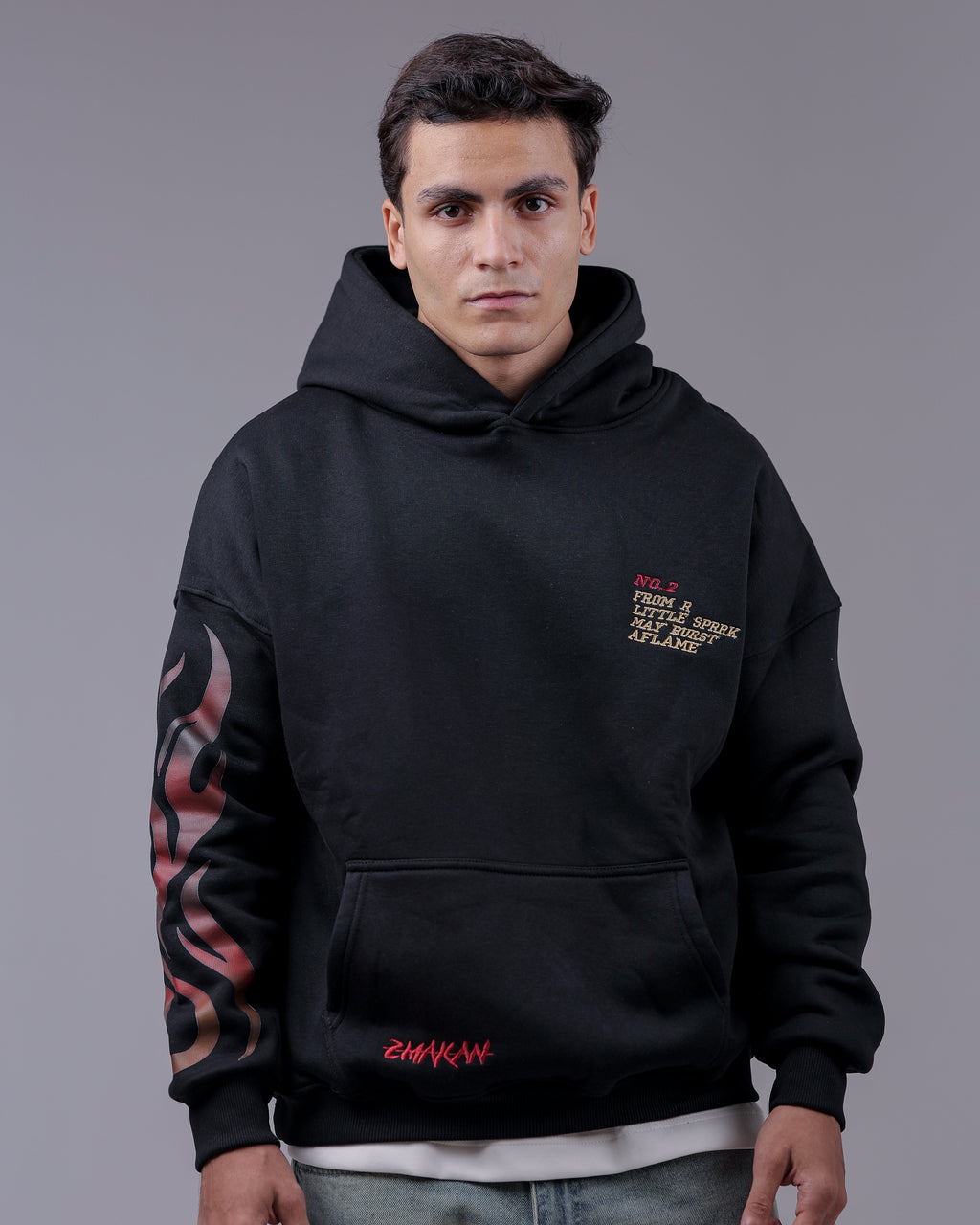 flame hoodie