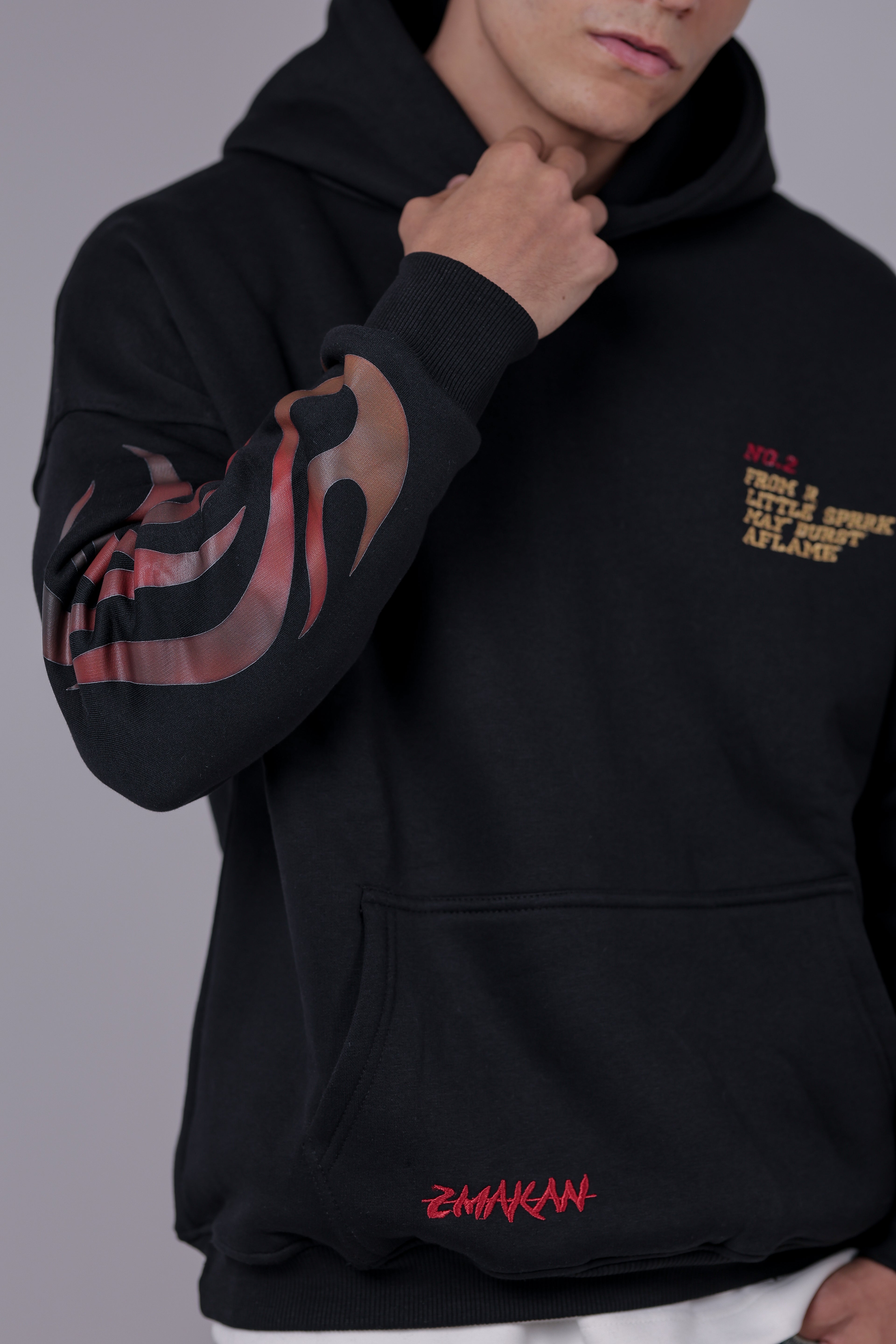flame hoodie