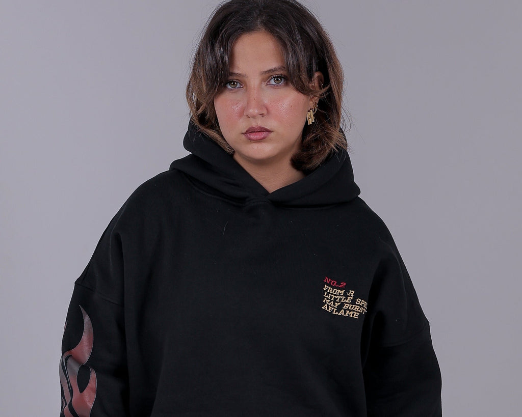 flame hoodie