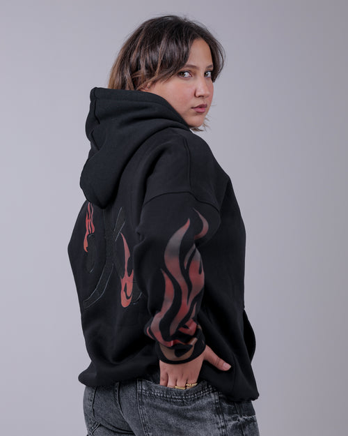 flame hoodie